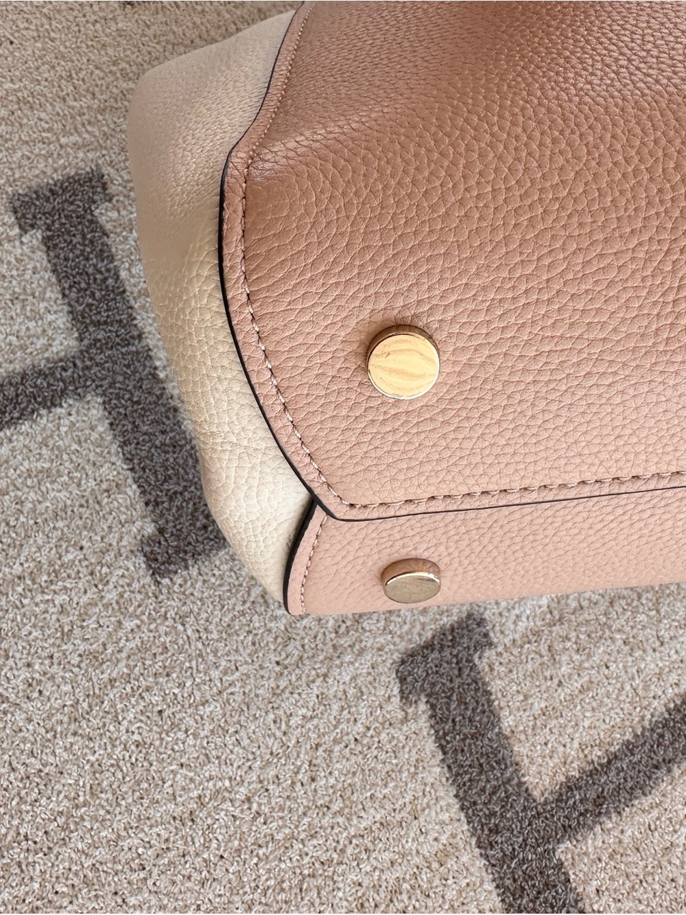kate spade Two-Tone Pebbled Leather medium grace satchel - Picture 4 of 14